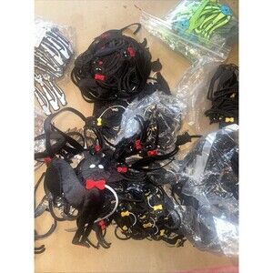 Lot Of 100 Random Cat Cats Feline Iron On  IronOn Patches Appliqué Embroidered